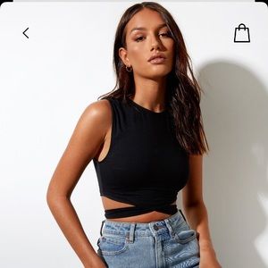 Motel rocks seowon crop top